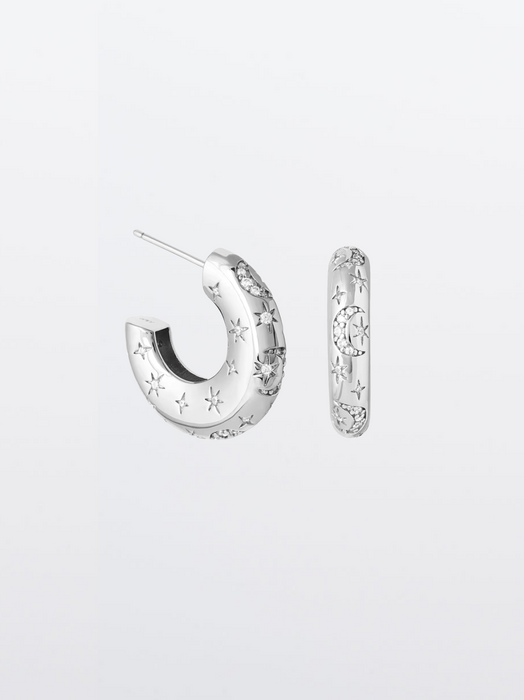 Mini Ohrring Silber 22 mm - Amira
